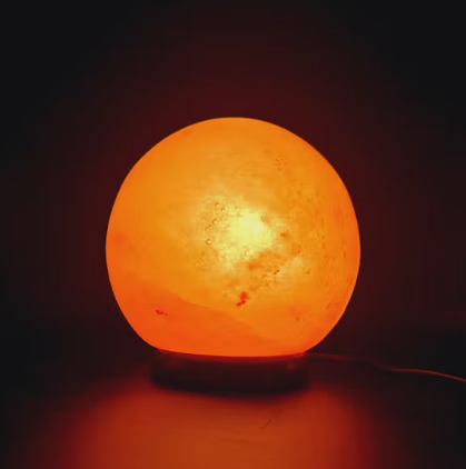 Lampe en pierre de sel boule de cristal – GreenKids