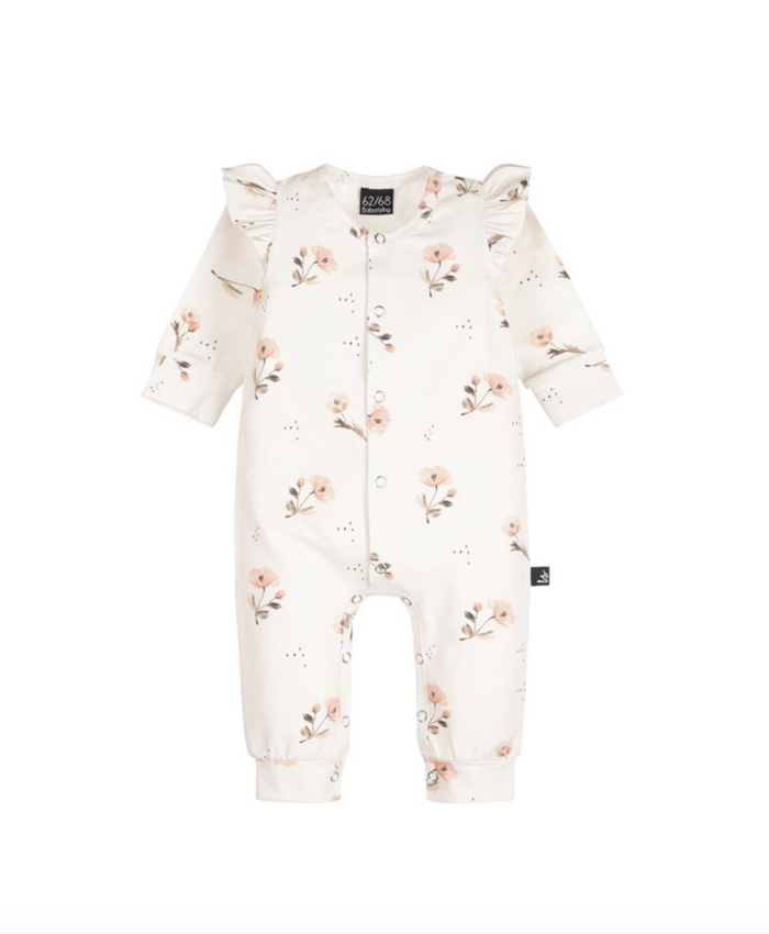 Babystyling - Pyjama sans pied "fleurs roses"