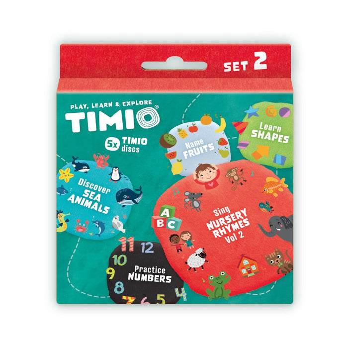 Timio - Jeu de disque - Set 2 "Rouge"