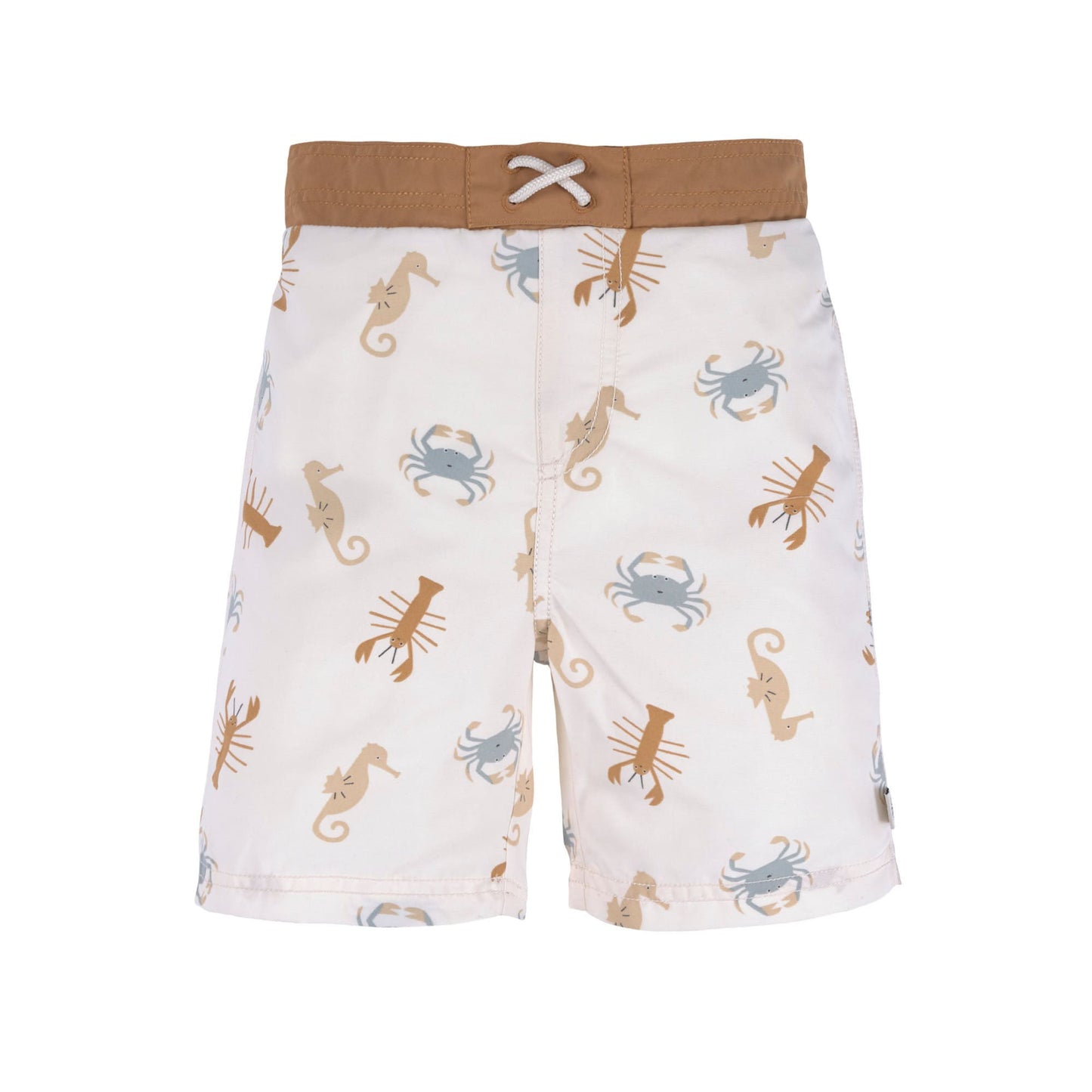 Lassig - Maillot short - Garçon "Animaux de la mer/blanc cassé"