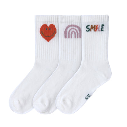 Lassig - Chaussettes de tennis enfants (3 pcs)  "Little Gang"