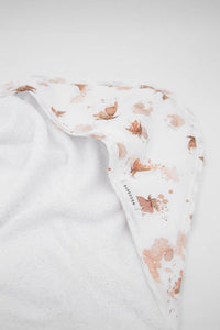 Bamboom -Ensemble serviette de bain et gant pour bébé "papillon"
