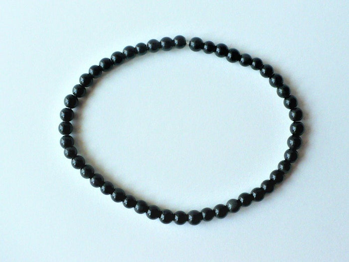 Bracelet lithothérapie obsidienne