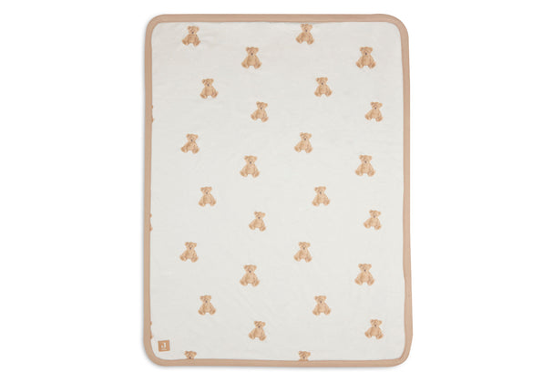 Jollein - Couverture berceau jersey - Teddy Bear