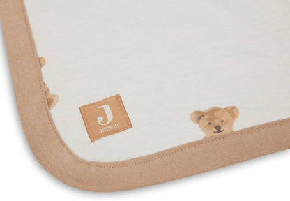 Jollein - Couverture berceau jersey - Teddy Bear