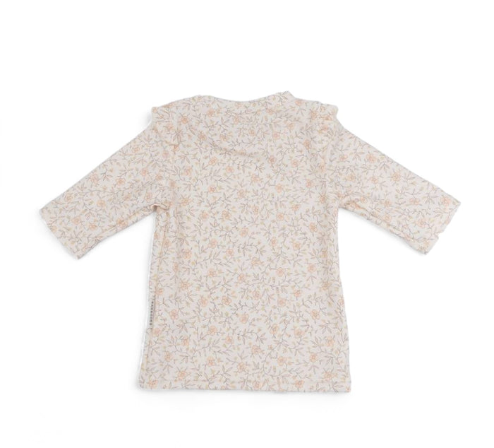 Bamboom - T-shirt à manches UV50+ - Fleur crème