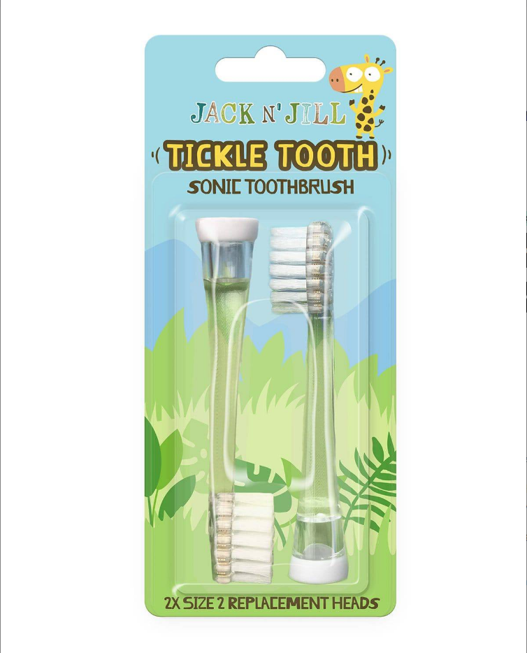 Jack and Jill - recharges pour Brosse à dents électrique "Tickle Tooth Sonic Toothbrush"