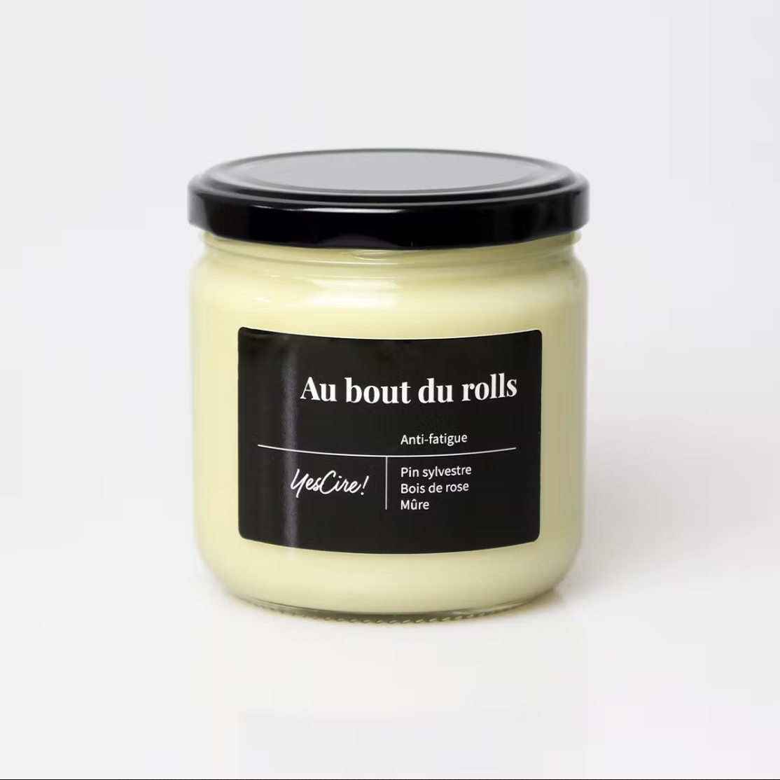 Yescire "Au bout du rolls | Bougie "anti-fatigue"