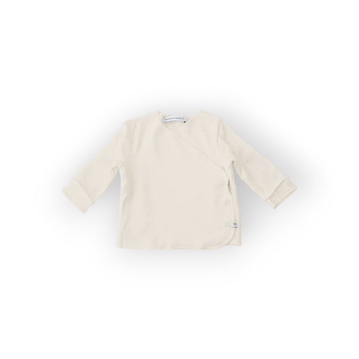 Bamboom - T-shirt croisé longues manches "Pure" Cream