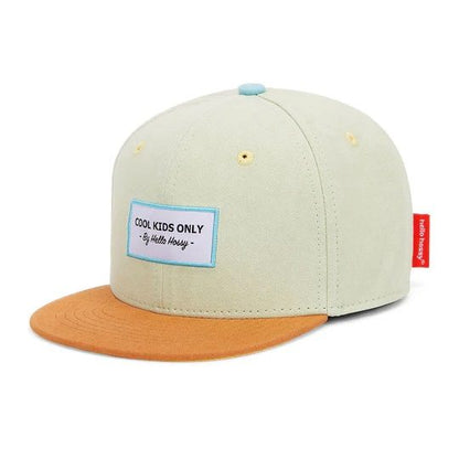 Hello hossy - Casquette - Mini pistache "Vert pastel/camel"