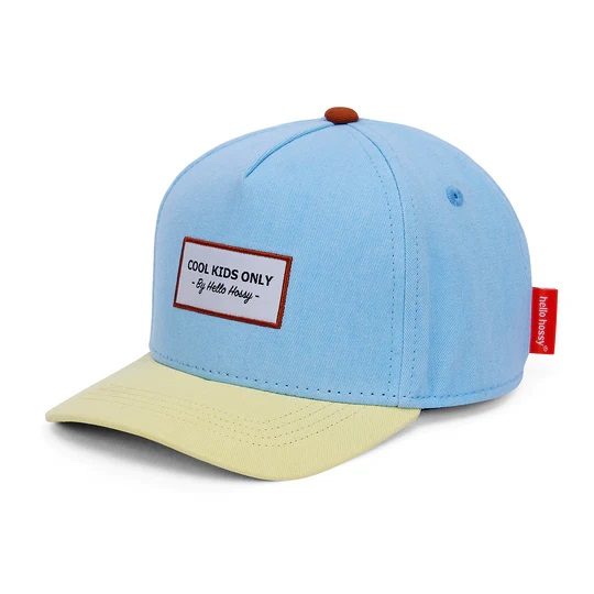 Hello hossy - Casquette - Mini water "Bleu/jaune"