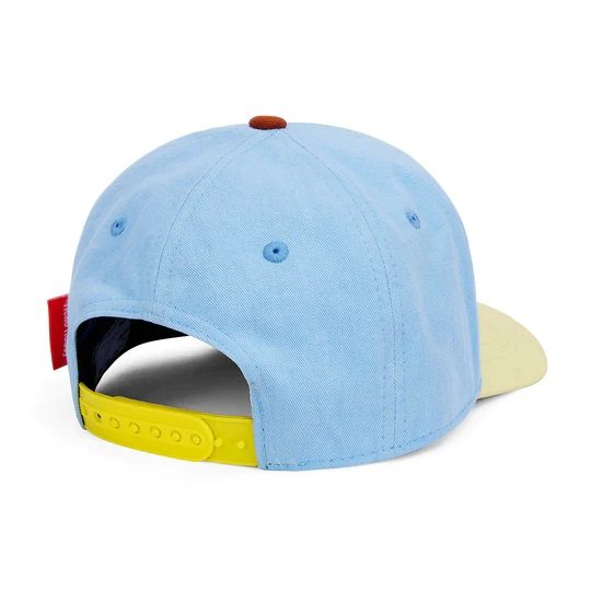 Hello hossy - Casquette - Mini water "Bleu/jaune"