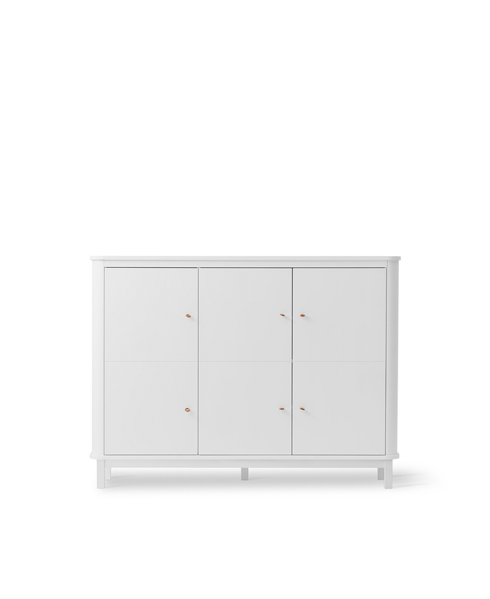Oliver Furniture - Armoire Multi-Rangement 3 portes Wood