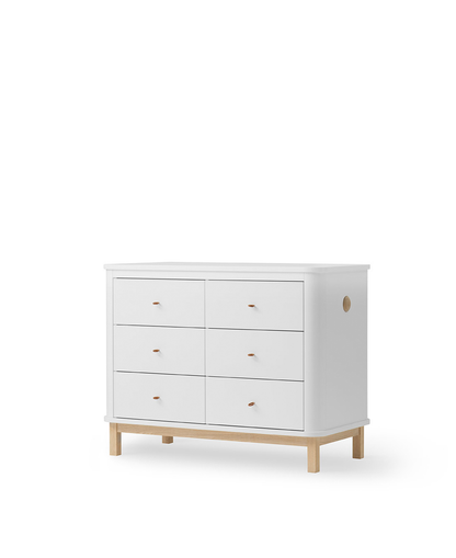 Oliver Furniture - Commode en bois 6 tiroirs