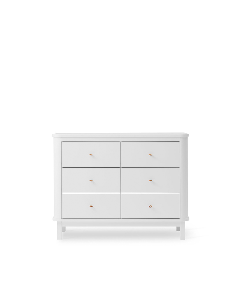 Oliver Furniture - Commode en bois 6 tiroirs