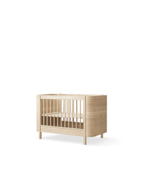Oliver Furniture - Lit bébé évolutif Wood Mini + avec kit junior inclus