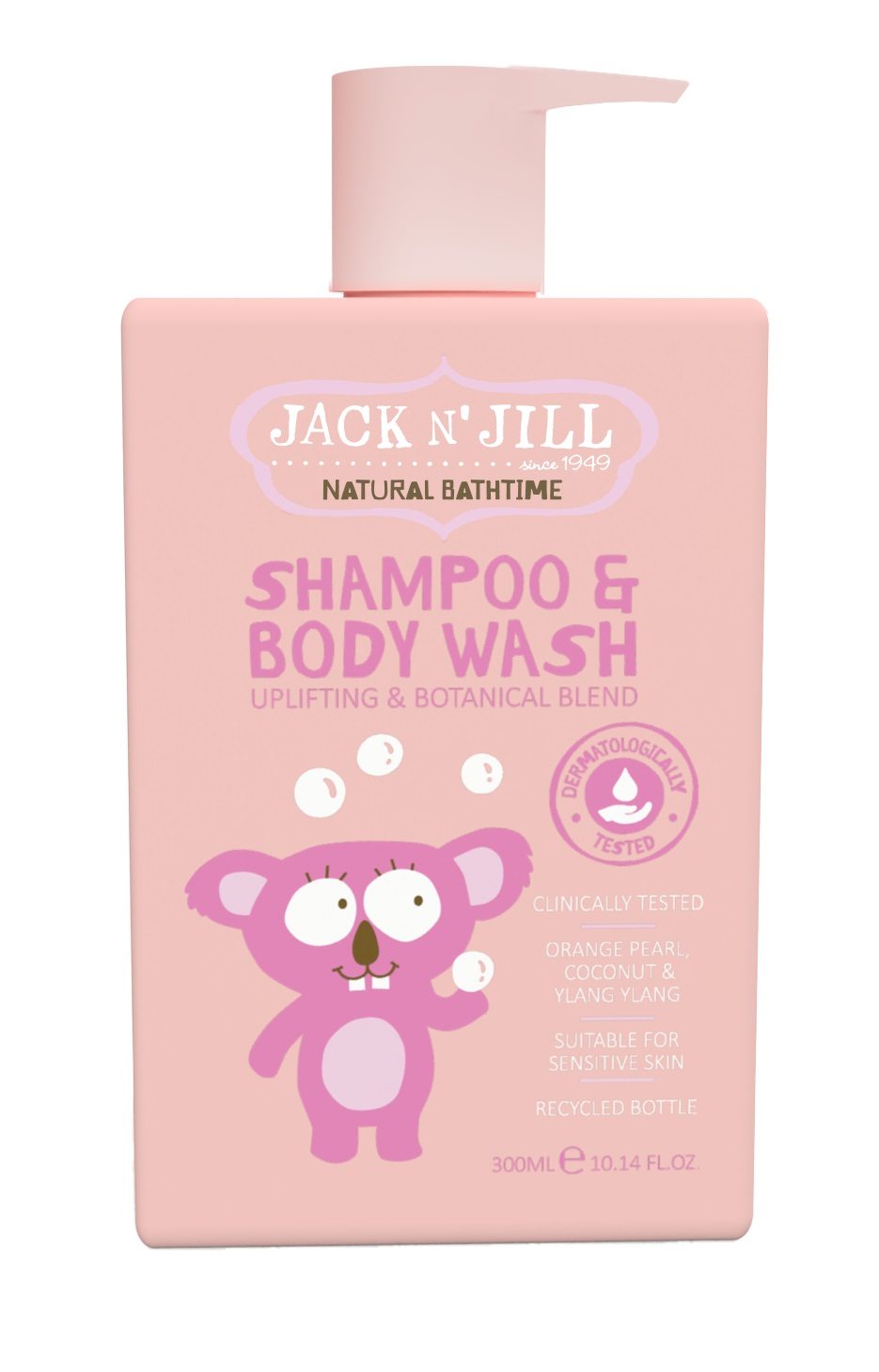 Jack and jill - shampoing et gel douche - 300 ml