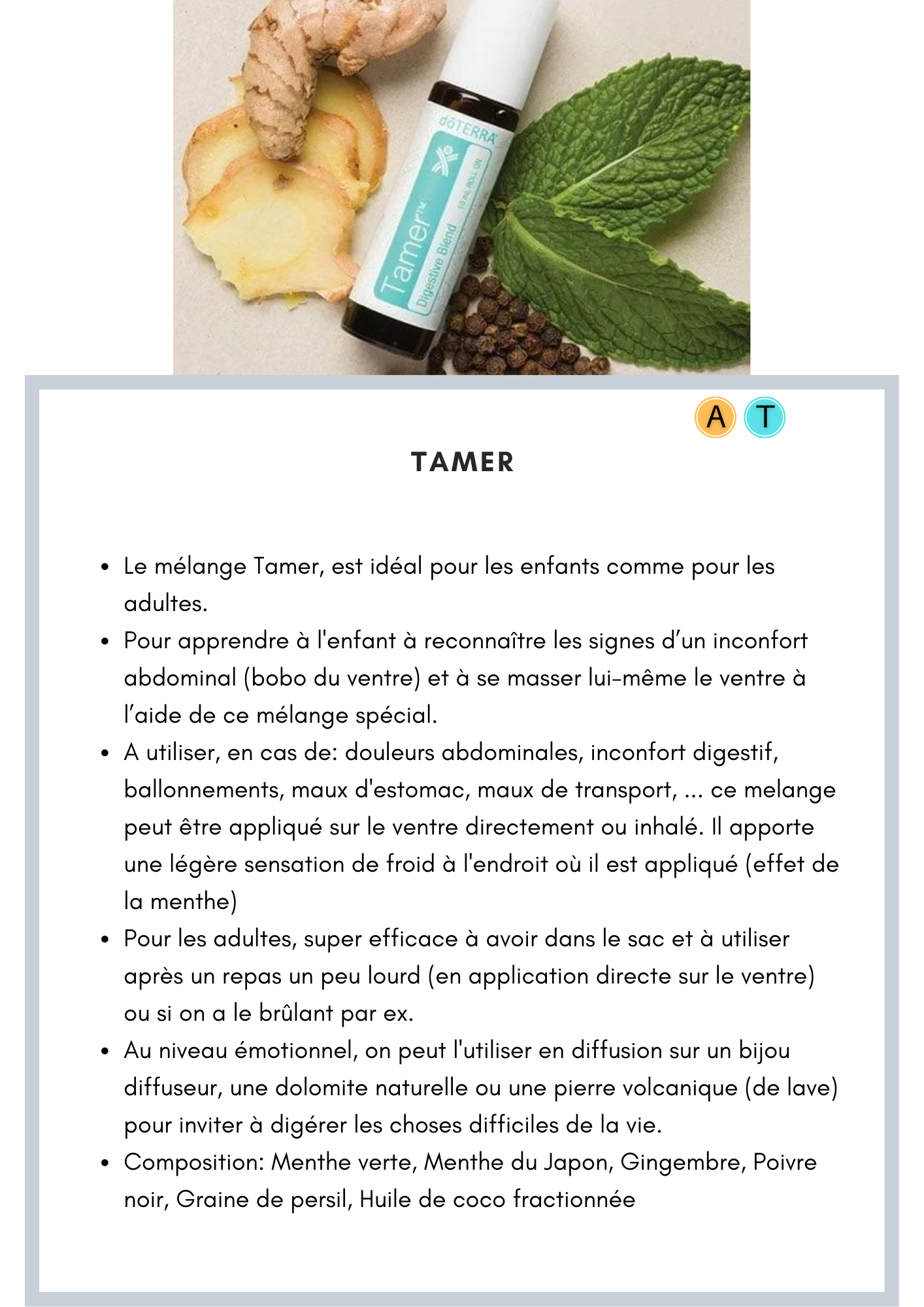 Doterra - Huille essentielle "Tamer"