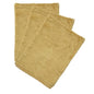 Timboo - Gants de toilette en bambou "Honey yellow"